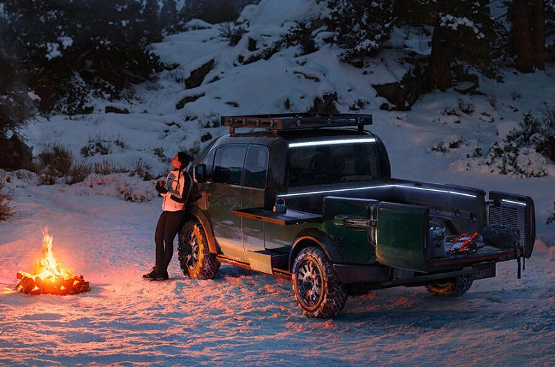 пикап с электроустановкой